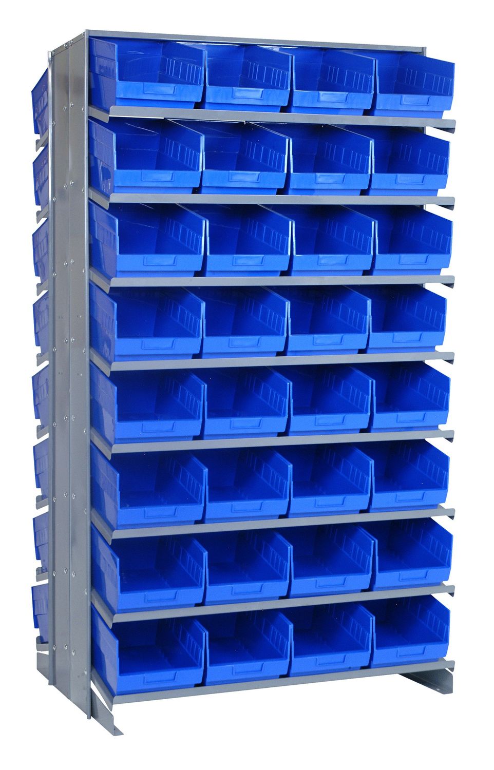 QPRD-207 Sloped double shelving w/QSB207, Colour: Blue