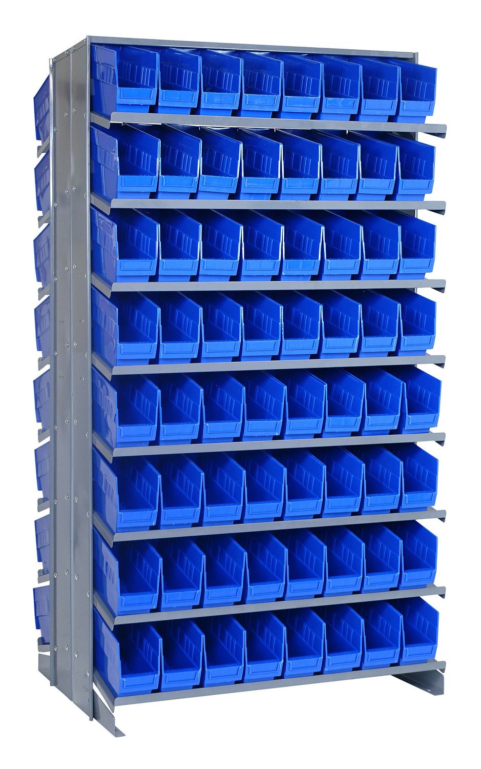 QPRD-203 Sloped double shelving w/QSB203, Colour: Blue