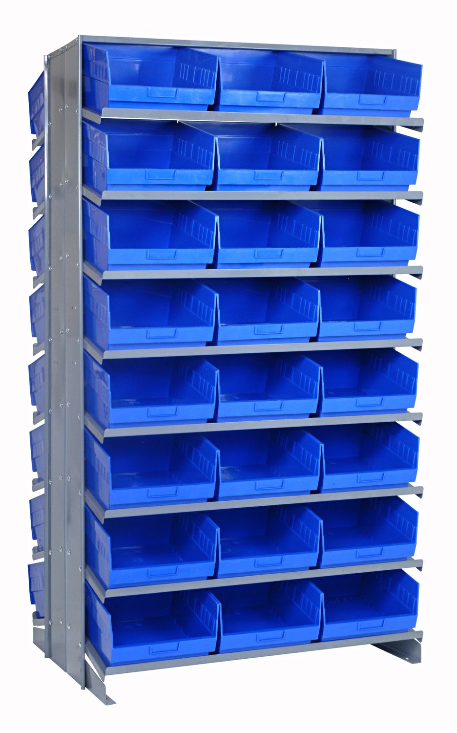 QPRD-209 Sloped double shelving w/QSB209, Colour: Blue