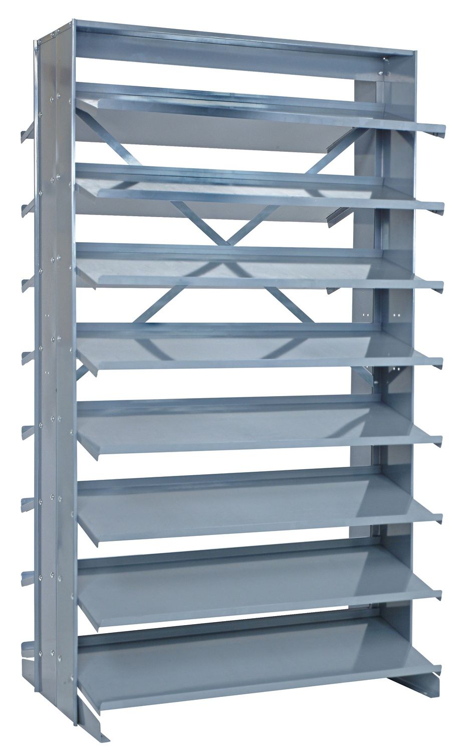 QPRD-6 Sloped shelving for 6&quot;H bins