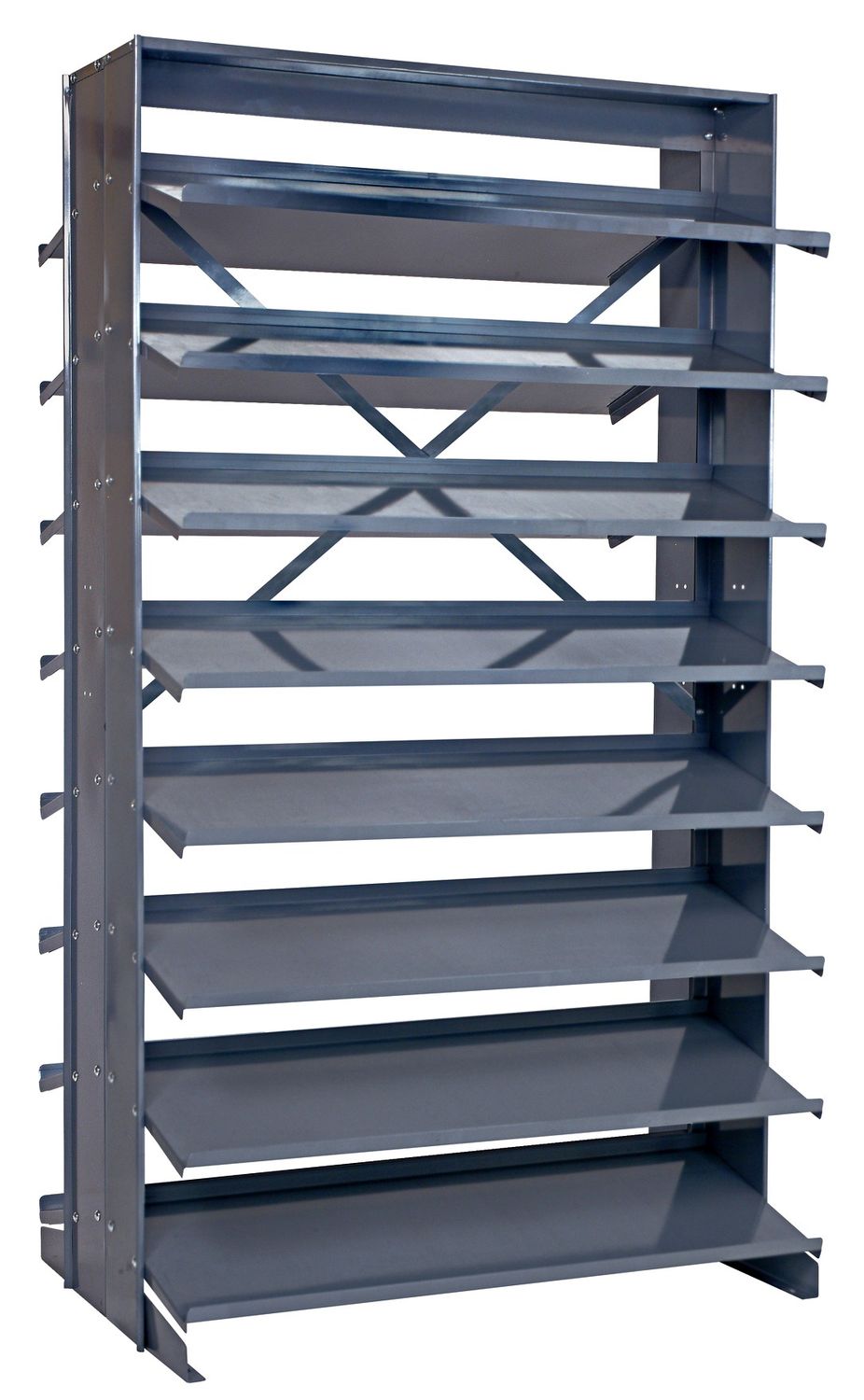 QPRD18-6 Sloped double shelving -empty