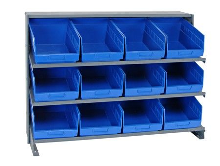 QPRHA-207 Sloped bench rack w/QSB207, Colour: Blue