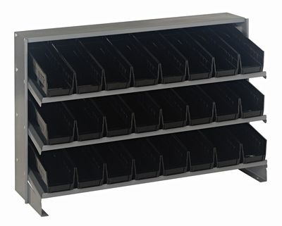 QPRHA-101 Sloped bench rack w/QSB101, Colour: Black