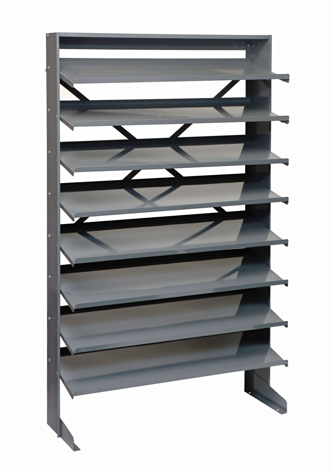 QPRS-000 Sloped shelving for 4&quot; bins