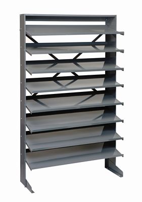 QPRS-000 Sloped shelving for 4&quot; bins