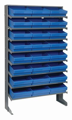 QPRS-801 Sloped shelving w/QED801, Colour: Blue