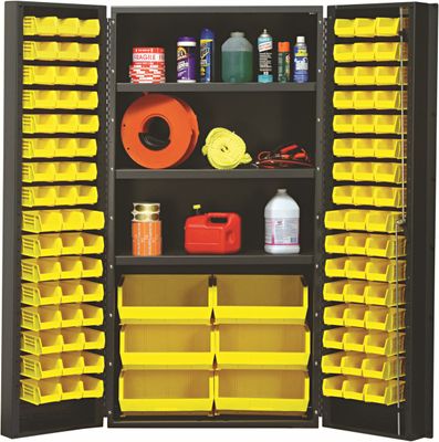QSC-36S  36&quot; 14ga Steel Cabinet w/bins