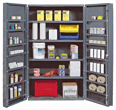 QSC-4IS-14DS  48&quot; 14ga Steel Cabinet w/shelves