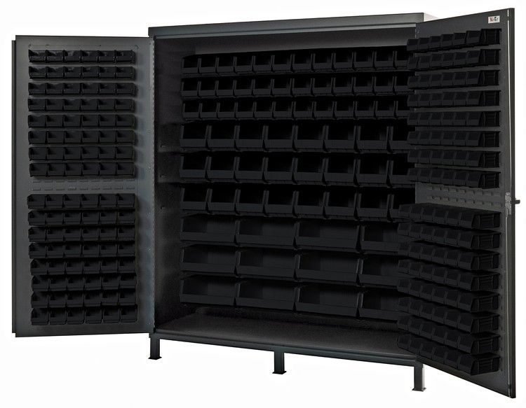 QSC-72-136  72&quot; 14ga Steel Cabinet w/bins
