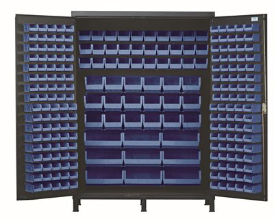 QSC-60  60&quot; 14ga Steel Cabinet w/bins