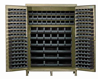 QSC-BG-60 60&quot; Ivory 227 bin cabinet