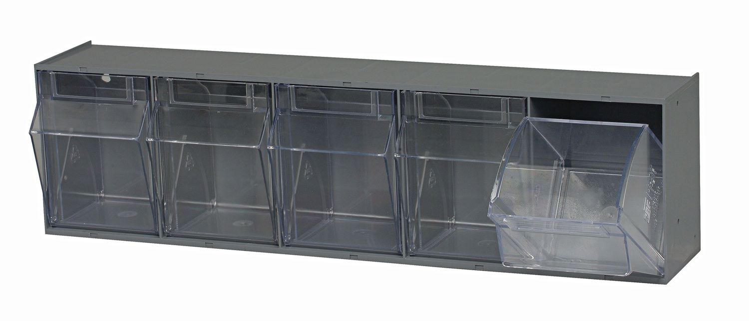QTB305 - 5 cup Tip-Out bin, Colour: Grey