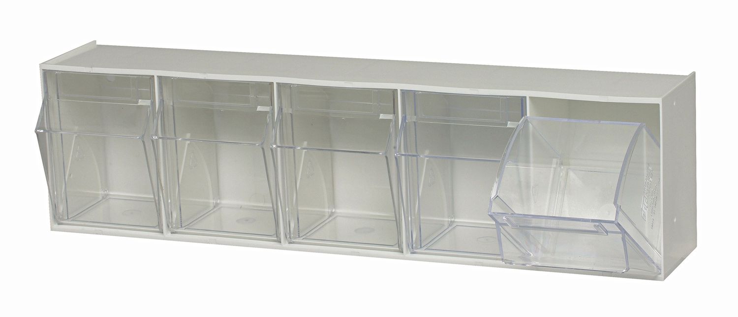 QTB305 - 5 cup Tip-Out bin, Colour: White