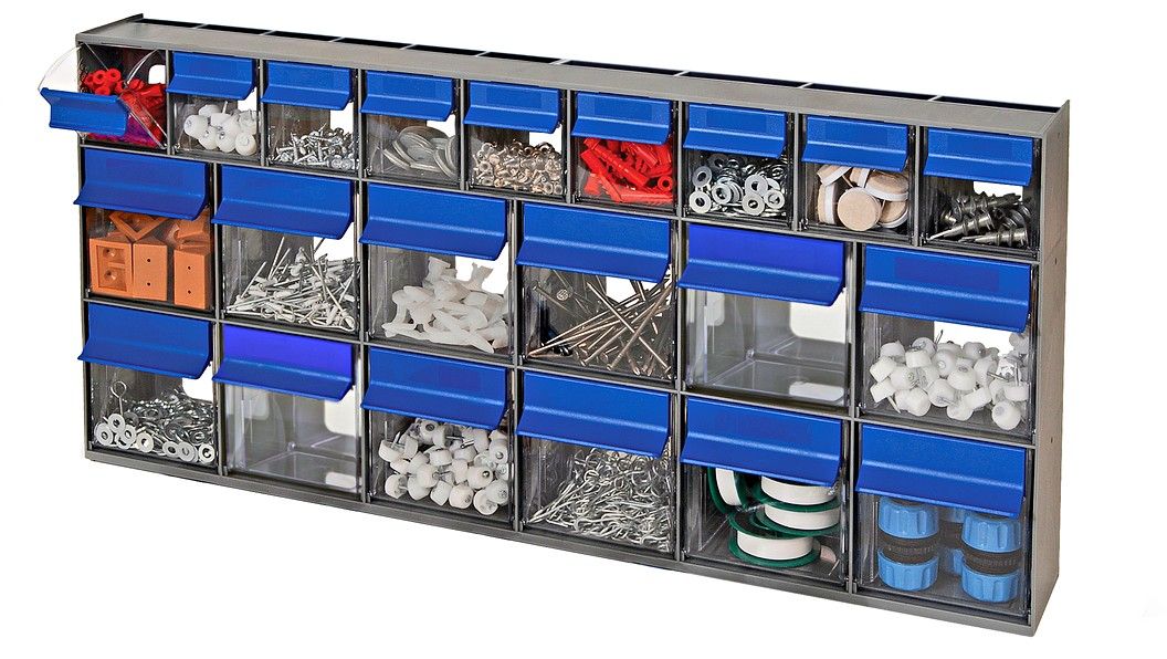 QTB669GY - Multi size Tip-Out bin