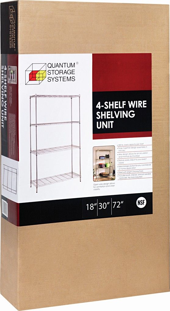 RWR72-2448LD - 24X48X72&quot; Shelving Kit