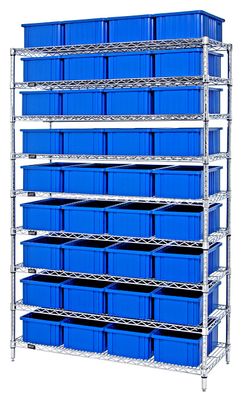 WR9-92060 - Wire shelving w/DG92060 bins