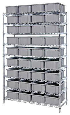 WR9-93060 - Wire shelving w/DG93060 bins