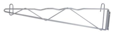 Double wire shelving cantilever Bracket. Direct mount - Chrome