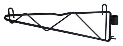 Post Mount Cantilever Bracket Black (1 Pair)