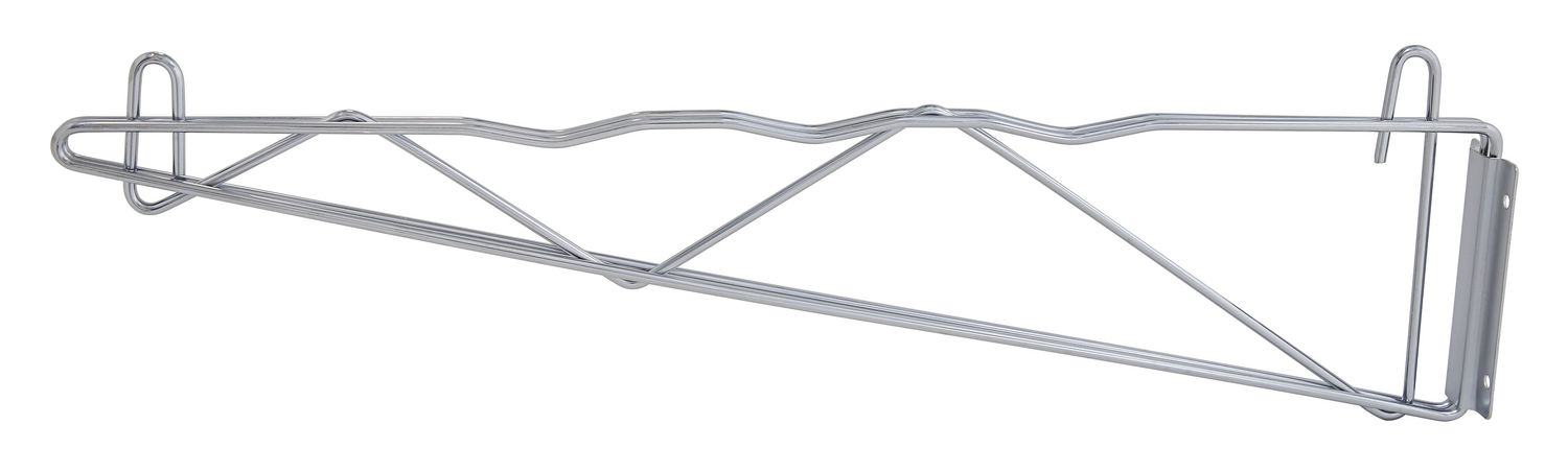 Wire shelving cantilever Bracket PAIR. Direct mount - Chrome