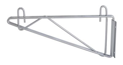 Wire shelving cantilever Bracket PAIR. Direct mount - Chrome, Part Number: DWB12