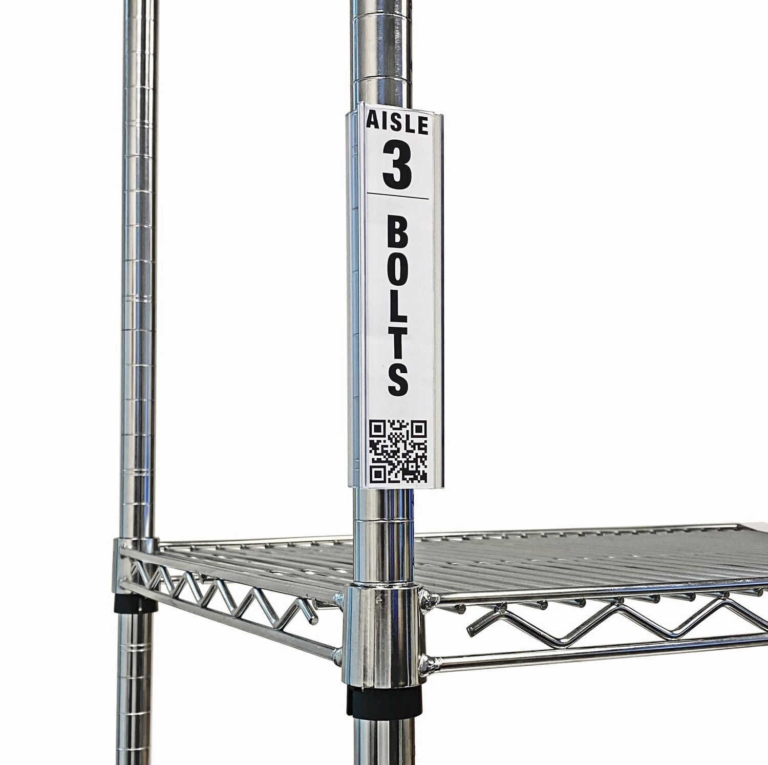 Post Label holder, Part Number: PLH1X6C 1x6&quot; label holder
