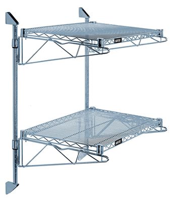 34&quot; Post Wall Mount Cantilever Kit - Grey Epoxy