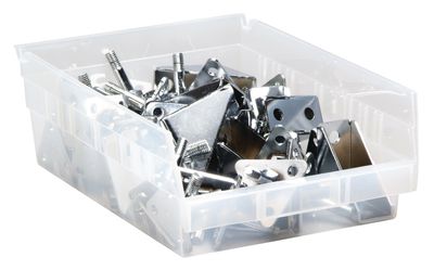 4" high Shelf Clear-View bins (QSB1xxCL)
