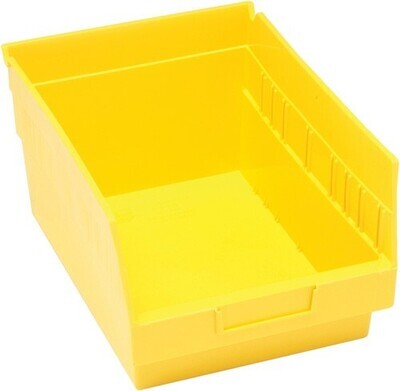 6" high Shelf bins
