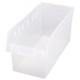 8" high Shelf Clear-View bins