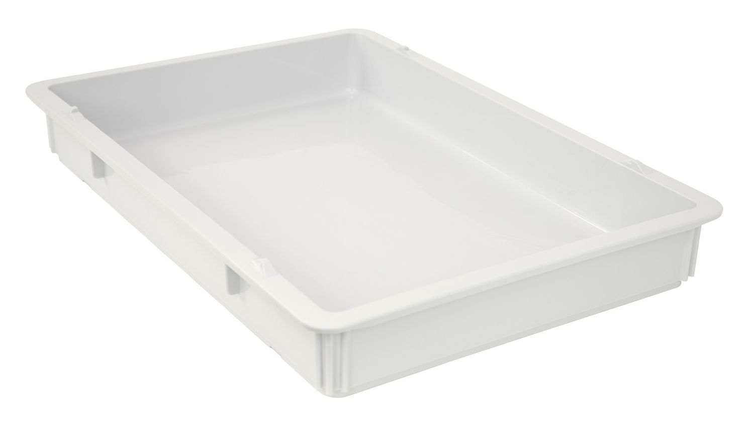 FSB-PT26183 - 26x18x3.4" Pizza Dough Box, Colour: White