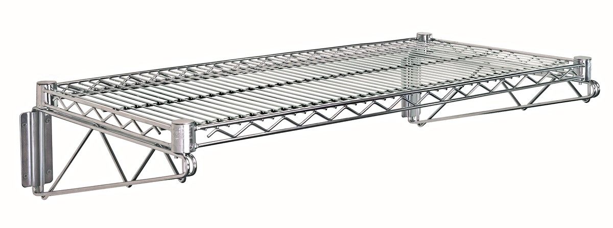 Single wall mount Cantilever kit Chrome