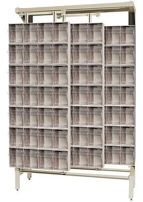 QS-304-32 - Tip-Out bin Sliding display unit