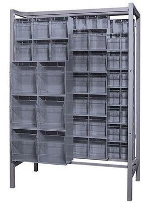 QS-BIG-101 - Tip-Out bin sliding Display
