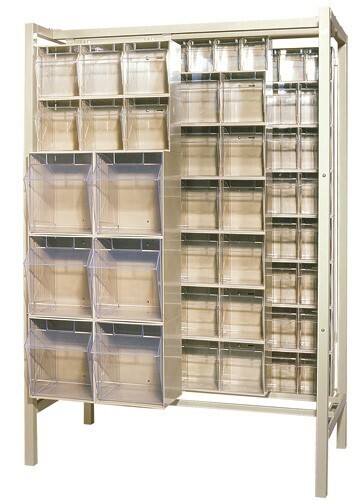 QS-BIG-304-32 - Tip Out bin sliding Display