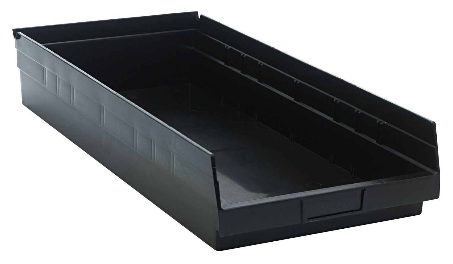 QSB116 - 23.6"x11.1"x4" Shelf bin, Colour: Black