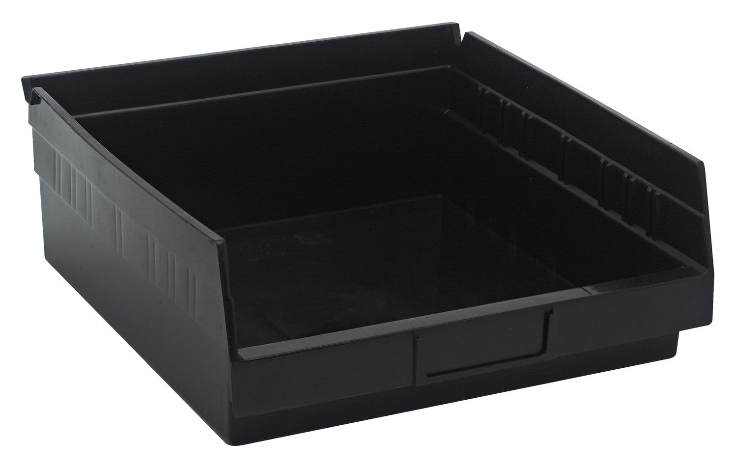 QSB109 - 11.6"x11.1"x4" Shelf bin, Colour: Black