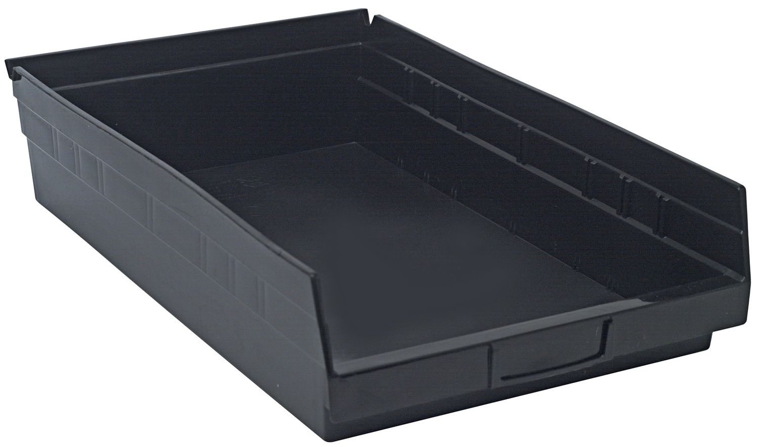 QSB110 - 17.9"x11.1"x4" Shelf bin, Colour: Black