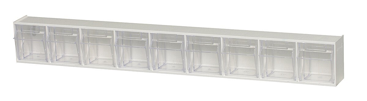 White Tip-Out bins, Part Number: QTB309 White 9 cup Tip-Out