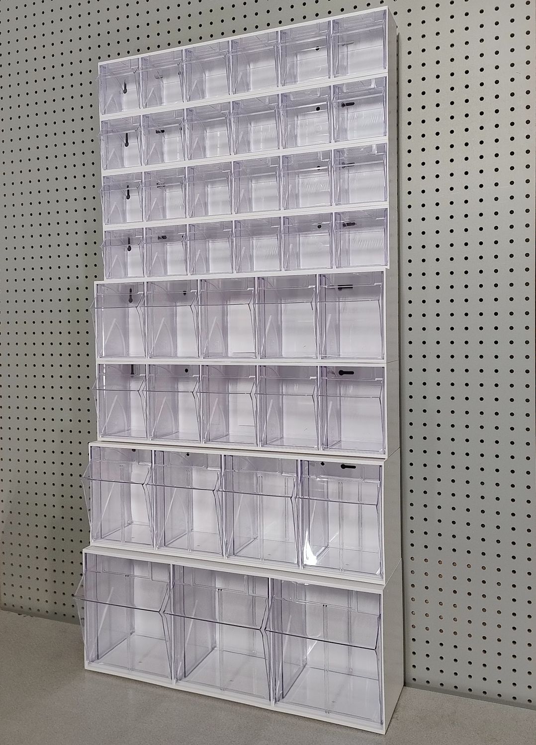 Dental office Tip-Out bin Asst. 48" tall