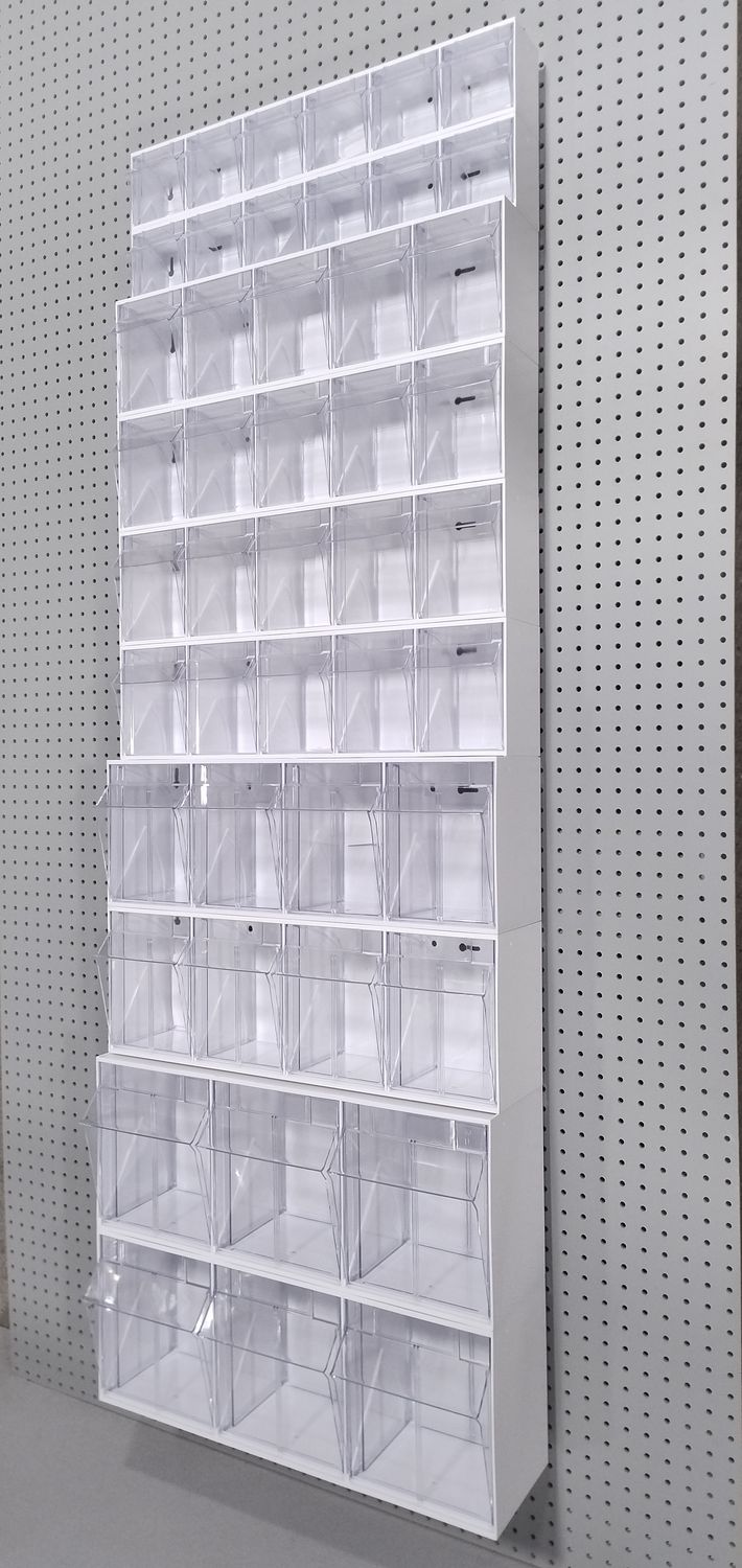 Dental office Tip-Out bin Asst. 70" tall