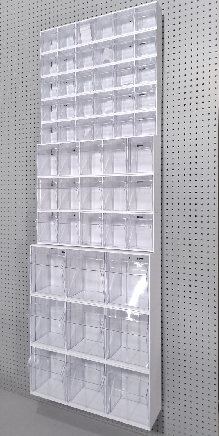 Dental office Tip-Out bin Asst. #2 70" tall