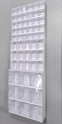 Dental office Tip-Out bin Asst. #2 70" tall