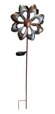 Gartenstecker Windrad | LED | Solarpanel | Lichtsensor | 93 cm H abc HOME - Stimmungsvolle Gartenbeleuchtung: Gießkanne mit LED-Leuchte
Solar Gartenstecker, Gartenbeleuchtung, LED-Leuchten, Lichtsensor, solarbetrieben, Metall, LED, Höhe 93 cm