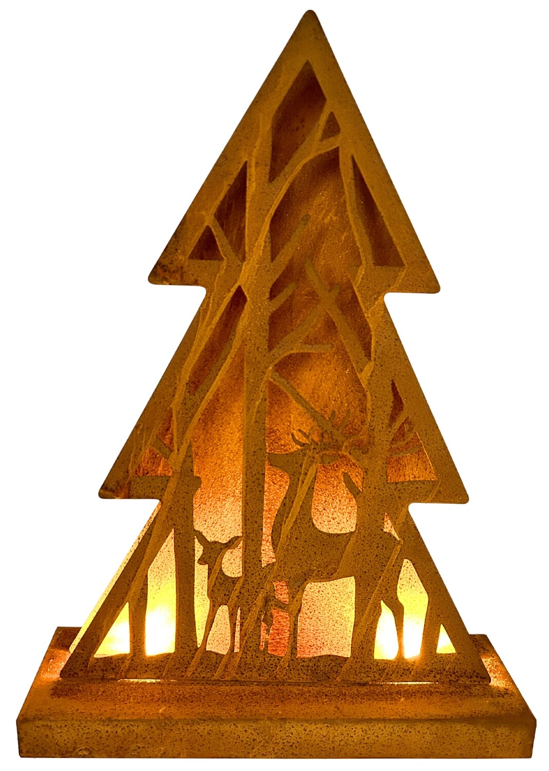 Weihnachtliche Dekoration: Leuchtender Tannenbaum aus Metall (38 cm H)
Verleihen Sie Ihrem Zuhause mit dieser bezaubernden Dekofigur eines Tannenbaums aus Metall mit warmweißen LEDs eine festliche Atmosphäre und zelebrieren Sie die Weihnachtszeit.
Eigenschaften:
Stimmungsvolles Licht: Die integrierten LEDs tauchen den Tannenbaum in ein sanftes, warmweißes Licht und schaffen eine gemütliche Atmosphäre.
Batteriebetrieben: Die Dekofigur ist batteriebetrieben und daher flexibel einsetzbar, ohne auf Steckdosen in der Nähe angewiesen zu sein.
Hochwertiges Material: Der Tannenbaum ist aus robustem Metall gefertigt und daher langlebig und pflegeleicht.
Perfekte Dekoration: Die Dekofigur eignet sich hervorragend für die Dekoration von Fensterbänken, Regalen, Tischen oder als stimmungsvolle Ergänzung Ihrer Weihnachtsbeleuchtung.
Maße: Tiefe 8 cm, Breite 28 cm, Höhe 38 cm
Material: Metall
Funktionen:
2 warmweiße LEDs
Batteriebetrieben
Marke: abc HOME
Keywords: Dekofigur, Tannenbaum, Weihnachten, LED, warmweiß, batteriebetrieben, stimmungsvoll, festlich, gemütlich, Innenbereich, Fensterbank, Regal, Tisch, Weihnachtsbeleuchtung, Metall, Tiefe 8 cm, Breite 28 cm, Höhe 38 cm, abc HOME