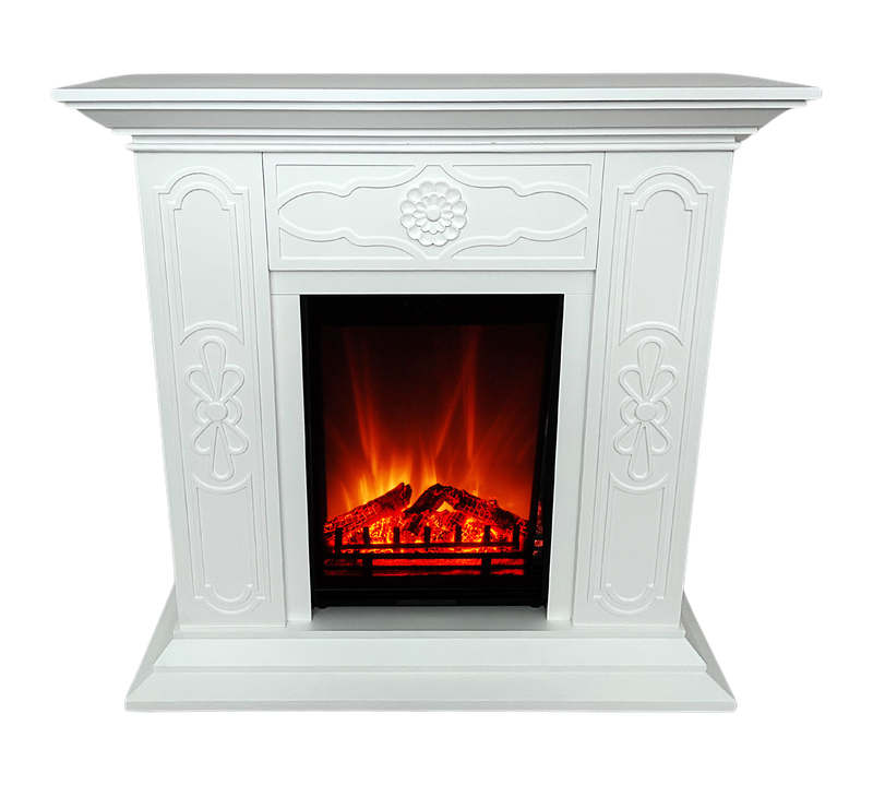 Klassischer Elektrokamin mit filigranen Ornamenten und Heizfunktion | Eleganz trifft Moderne Klassischer Elektrokamin mit filigranen Ornamenten und Heizfunktion | Eleganz trifft Moderne