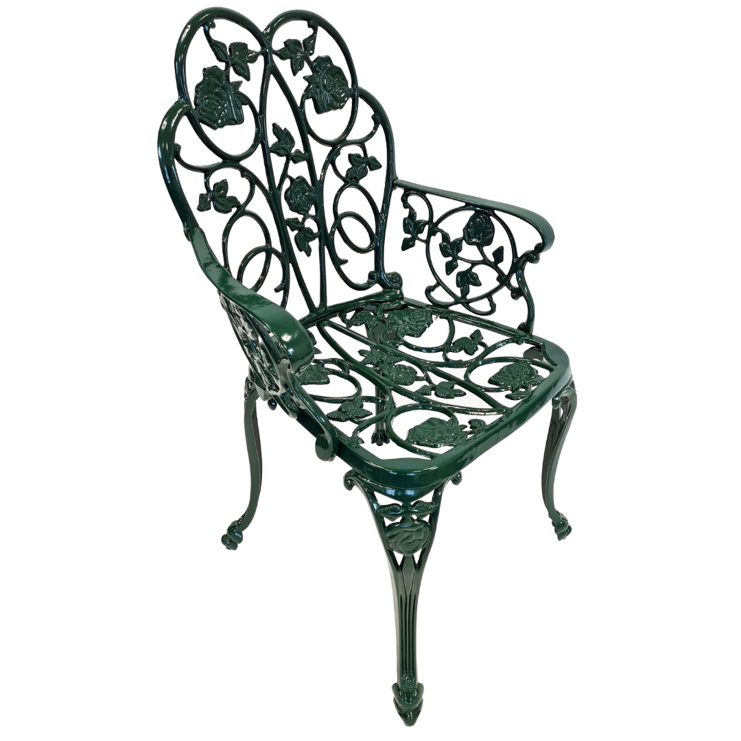 Gartenmöbel | Gartentisch | Gartenstuhl | Gartenbank | Aluminiumguss | Jugendstil, Möbelstück: Stuhl