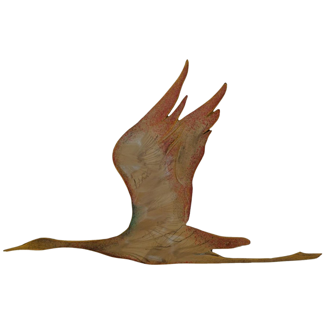 Wanddeko Kranich | zwei Varianten