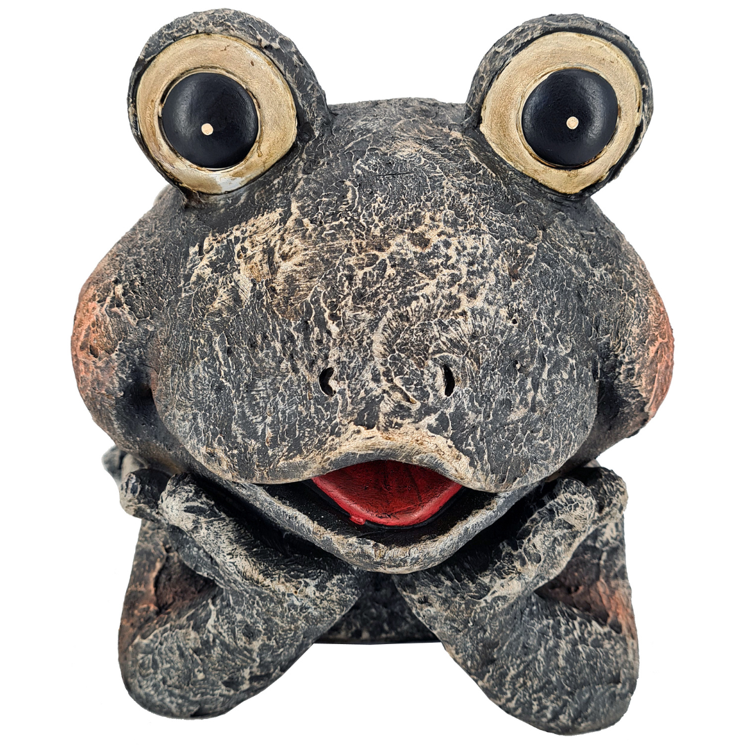 Verspielter Pflanztopf "Frosch"
