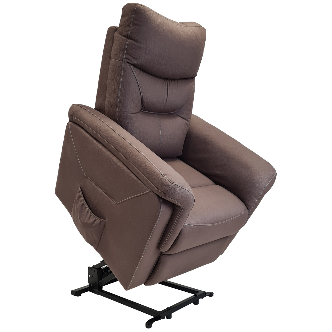 Sessel | braun | Fernbedienung | elektrisch | Aufstehfunktion | Liegefunktion